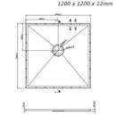 Vinyl Wetroom Tray and Waste Kit System