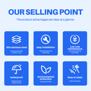 Nassboards Shower Niche Metal, Waterproof Shelving Unit, Brass Colour