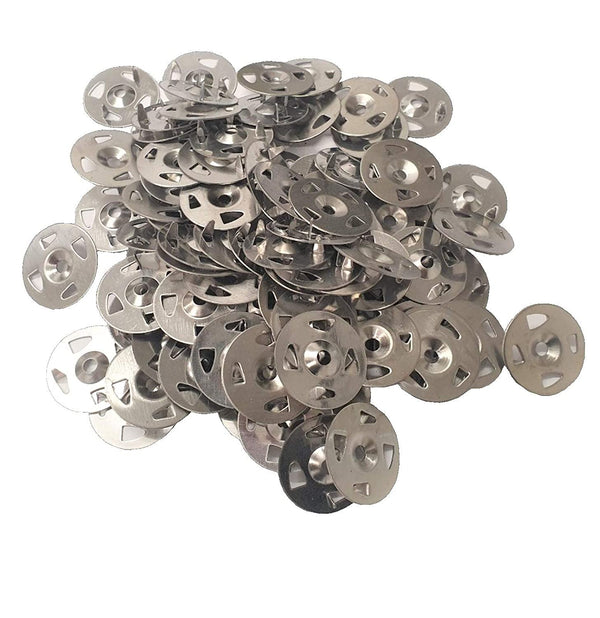Stainless Steel Slimline Easy fix Washers - 34mm Diameter Pack of 100 Pieces