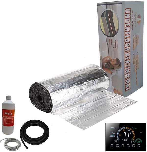 Elite Electric Underfloor Foil Heating Kit 150w per m² with WiFi Enabled Smart BECA Thermostat