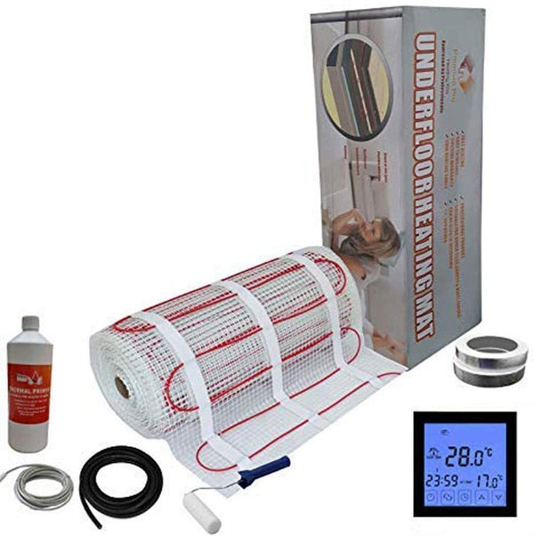 Elite Electric Underfloor Heating Kit 200w per m² with Touchscreen Thermostat