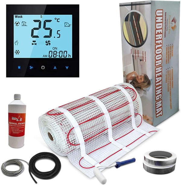 Elite Electric Underfloor Heating Kit 200w per m² with WiFi Enabled Thermostat