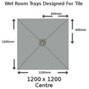 Nassboards Wetroom Shower Tray & Aqua Kit