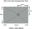 Nassboards Wetroom Shower Tray & Waste Only