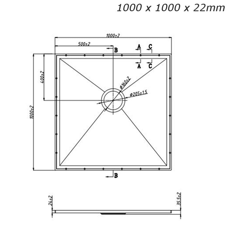 Vinyl Wetroom Tray and Waste Kit System