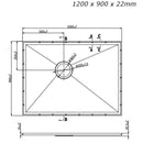 Vinyl Wetroom Complete Kit, WSK Tanking System with Chrome Finish