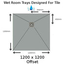 Nassboards Wetroom Shower Tray & Aqua Kit