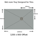 Nassboards Wetroom Shower Tray & Aqua Kit