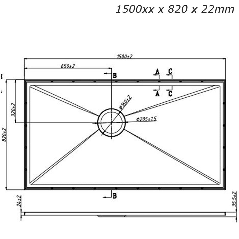 Vinyl Wetroom Tray and Waste Kit System with CTW01 Waste