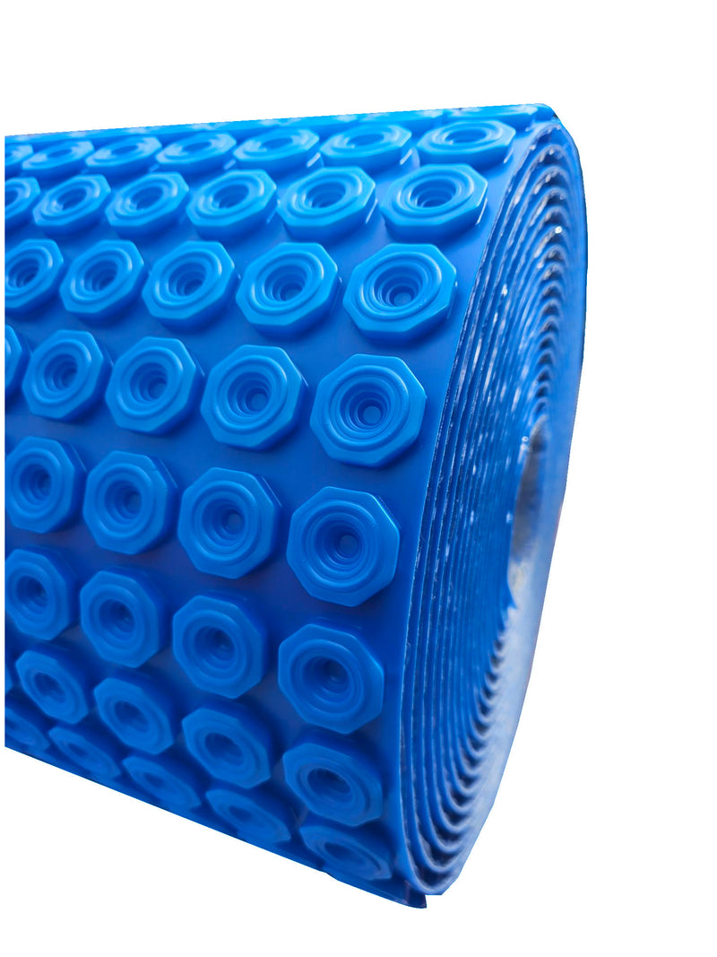 Underfloor Membrane Mat for Loose Cable Heating, Anti-Crack (Blue) - Self Adhesive