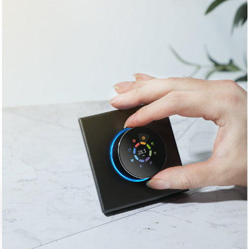 Connected Thermostat - Wireless, Compatible with Alexa and Google Home, for Gas Water Heater, Intelligent with LED Touch Screen, Voice Control and Remote Control (B Connected Thermostat - Wireless, Compatible with Alexa and Google Home, for Gas Water Heater, Intelligent with LED Touch Screen, Voice Control and Remote Control (B