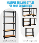 Nassboards Garage Shelving Units - Shelves and Shelving Unit for Garage Storage, Heavy-Duty Storage Unit and Storage Shelves- Metal, Boltless