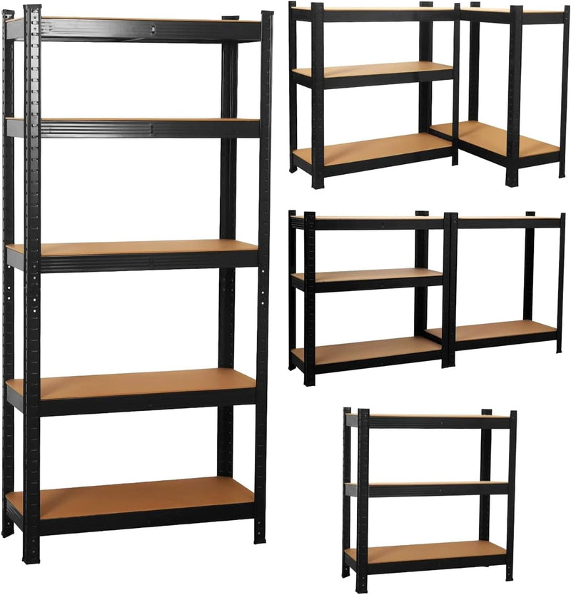 Nassboards Garage Shelving Units - Shelves and Shelving Unit for Garage Storage, Heavy-Duty Storage Unit and Storage Shelves- Metal, Boltless