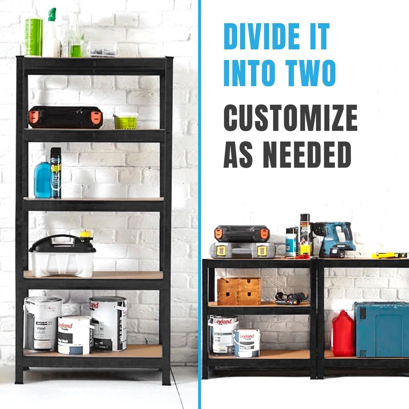 Nassboards Garage Shelving Units - Shelves and Shelving Unit for Garage Storage, Heavy-Duty Storage Unit and Storage Shelves- Metal, Boltless