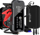 Instant Power Jump Starters - Jump Starter Power Pack and Air Compressor 4000 Amp 12 Volt - Portable Jump Starter Power Pack