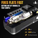 Instant Power Jump Starters - Jump Starter Power Pack and Air Compressor 4000 Amp 12 Volt - Portable Jump Starter Power Pack