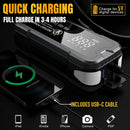 Instant Power Jump Starters - Jump Starter Power Pack and Air Compressor 4000 Amp 12 Volt - Portable Jump Starter Power Pack