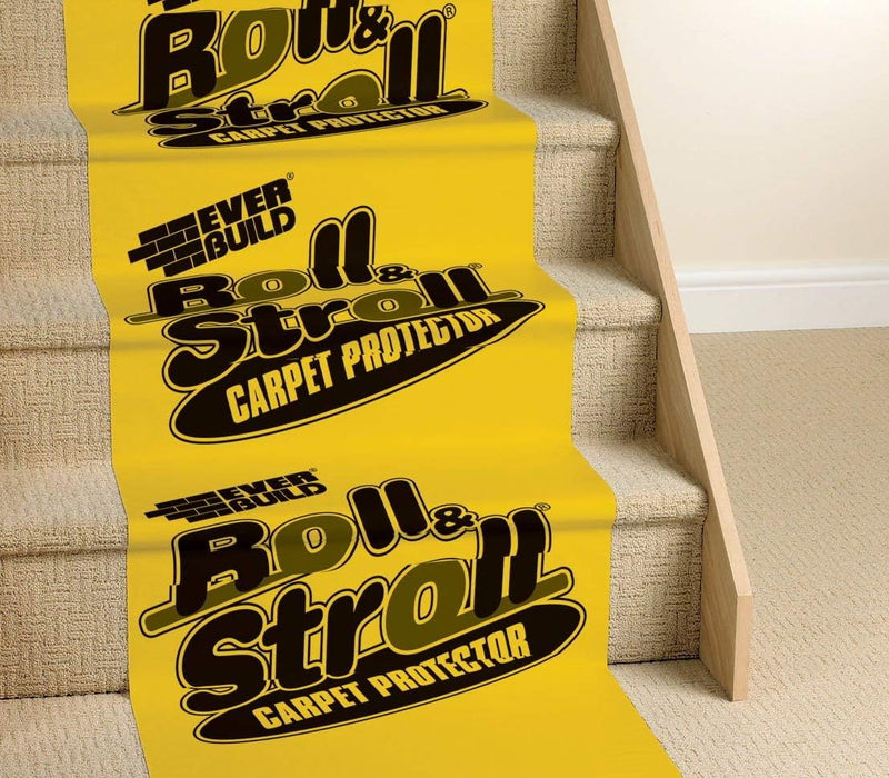 Roll & Stroll Premium Carpet Protector - DIY Self Adhesive Floor Protection for Carpets –