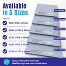 Linear Vinyl Wetroom Tray, Waste, Grate & Premium Tanking Kit