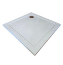 Acrylic Gloss Square White Shower Tray 40mm Light Weight, Life Time Warranty