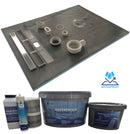 Pro Linear System 50-Litre High Flo Waste, Large Waterproofing Tanking Kit