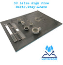Pro Linear System 50-Litre High Flo Waste, Tray, Waste, Grate