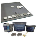 Wetroom Kit 20mm, 7 Grates Options - SO Tray, Large Oval Tanking kit