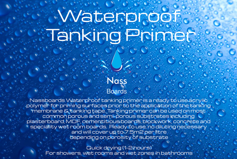 Acrylic Primer for Tiling & Wetrooms - 2 x 1Litre Primer
