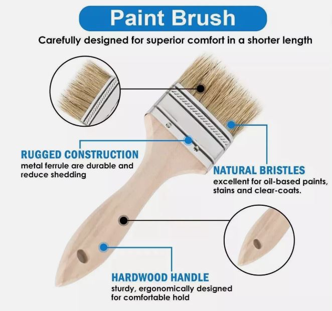 12 Pack -  Disposbale Brushes