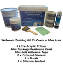 Aquaseal Wet Room System Waterproof Membrane & Complete Kit