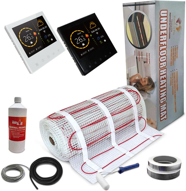 Elite Electric Underfloor Heating Kit 200w per m² with WiFi BHT2003 Thermostat