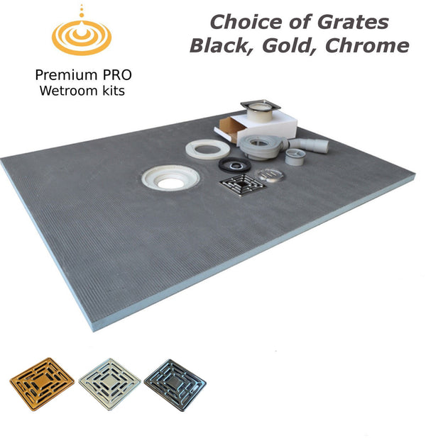 Premium Pro Fast Flow 35 Litre Wetroom, Shower Tray & Waste