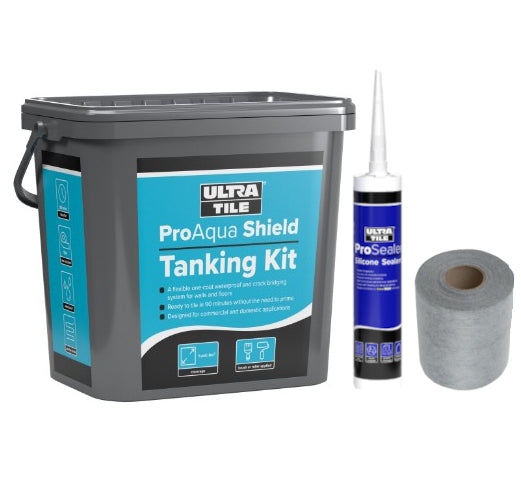 Ultra Tile Pro Aqua Wet Room System Waterproof Tanking Kit 9kg