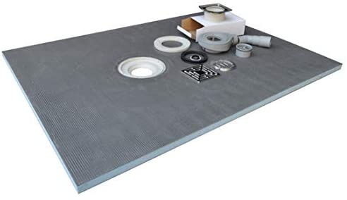 Nassboards Premium PRO Wetroom Shower Tray Waste Only - Waterproof and Watertight Design with Drain and Installation Guide Including - Free DVD Instructions