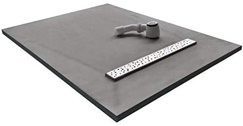 30mm Linear Tile Base Tray & Waste System (Y/L) - Waterproof Watertight Design
