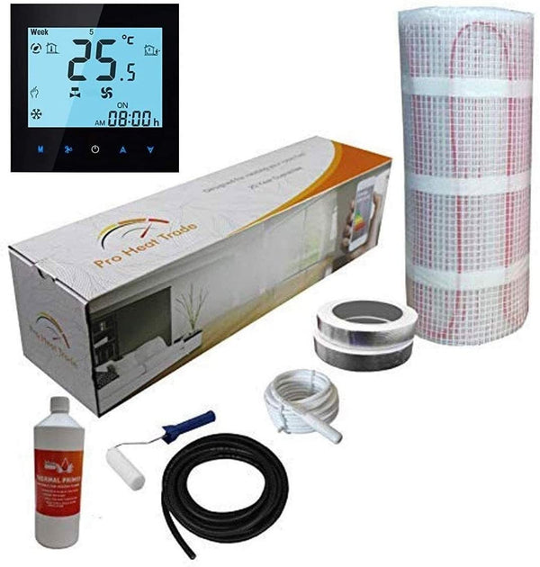 Yellow Box Electric Underfloor Heating Kit 200w per m² with WiFi Enabled Thermostat