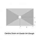 Premium Pro Fast Flow 35 Litre Wetroom, Shower Tray System -Wsk Kit