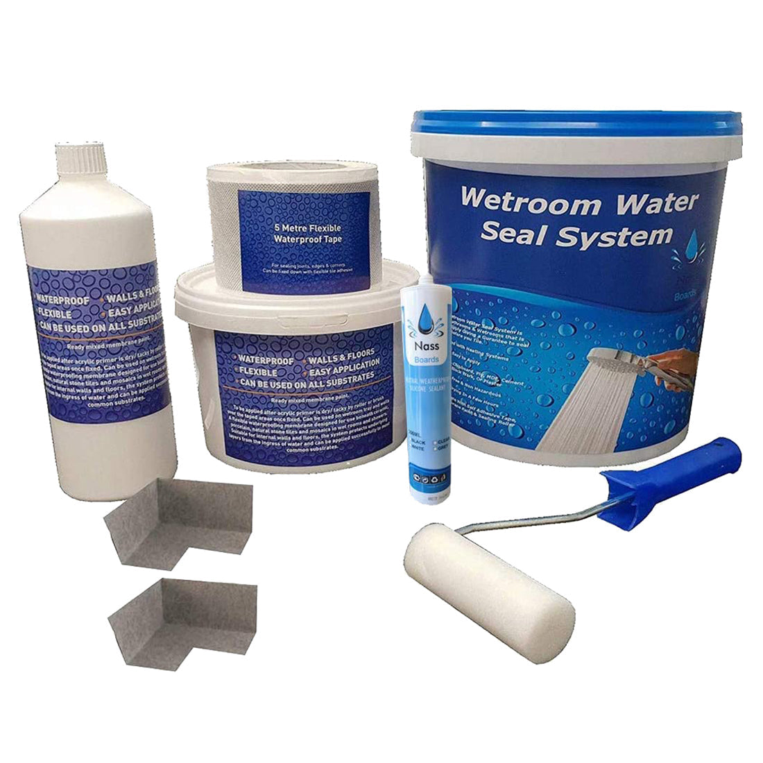 Waterproof Tanking Kit System WSK for Wetrooms, Bathrooms, Kitchens We
