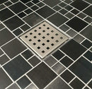 Wetroom Kit 20mm, Aqua Kit, 7 Grates Options - Square Grate Tray