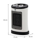 Electric Desk Heater 1500w - Portable, Quiet, Energy Saving Heating Unit 1510